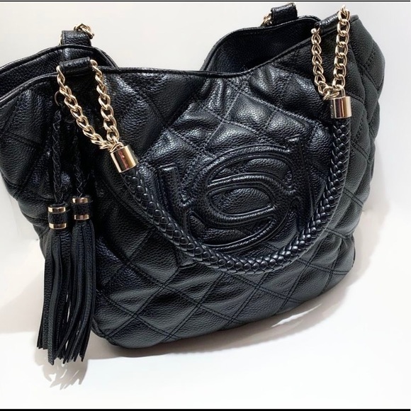 B E B E BRIGITTE QUILTED TASSLE BAG - Picture 8 of 10